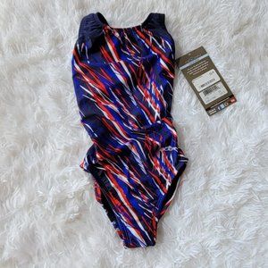 NWT! DOLFIN RWB STORMY Girls Swimwear Size 22